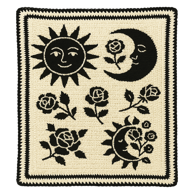 Sol y Luna Alfombra